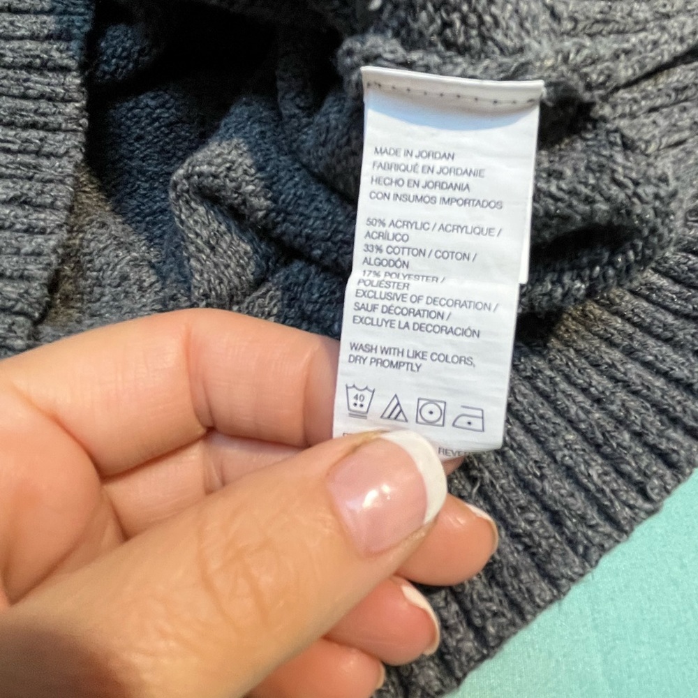 Izod Sweater Gray Sz Small - Picture 15 of 16